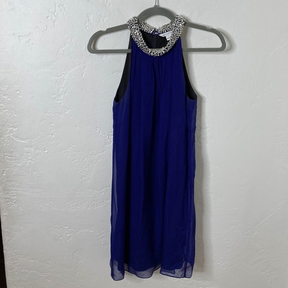 Diane Von Furstenberg silk sleeveless Barbie style shift dress size 2 - Picture 3 of 15